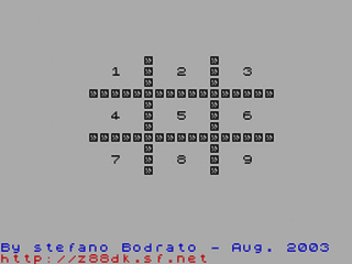 ZX GameBase Tic_Tac_Zac Stefano_Bodrato 2003