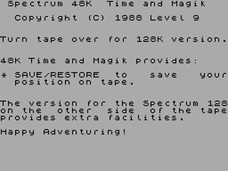 ZX GameBase Time_and_Magik_(Compilation) Mandarin_Software 1988