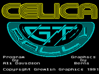 ZX GameBase Toyota_Celica_GT_Rally Gremlin_Graphics_Software 1991