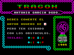 ZX GameBase Tragón Grupo_de_Trabajo_Software 1985