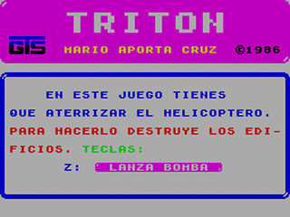 ZX GameBase Triton Grupo_de_Trabajo_Software 1985
