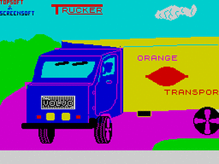 ZX GameBase Trucker Topsoft/Screensoft