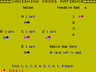 ZX GameBase Vanishing_Cross_Patience Outlet 1993