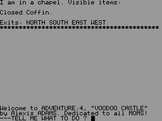 ZX GameBase Voodoo_Castle Adventure_International 1984