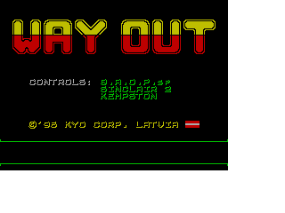 ZX GameBase Way_Out_(TRD) KYO_Corp 1996