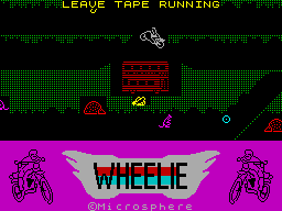 ZX GameBase Wheelie Microsphere 1983