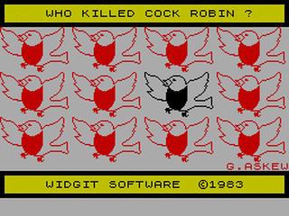 ZX GameBase Who_Killed_Cock_Robin? Widgit_Software 1983