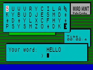 ZX GameBase Word_Hunt Spectrum_Computing 1986
