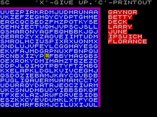 ZX GameBase Word_Seeker Perfection_Software 1983