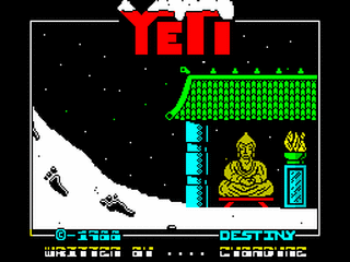 ZX GameBase Yeti Destiny_Software 1988