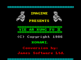 ZX GameBase Yie_Ar_Kung-Fu_II Imagine_Software 1986
