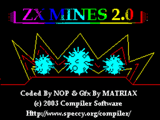 ZX GameBase ZX_Mines_2 Compiler_Software 2003
