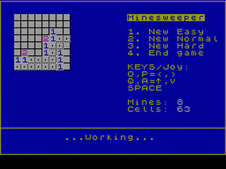 ZX GameBase ZX_Mines Compiler_Software 2003