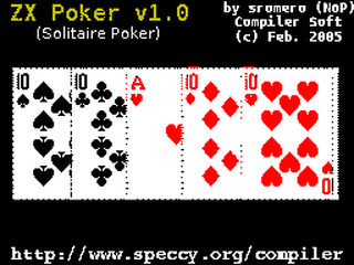 ZX GameBase ZX_Poker Compiler_Software 2005