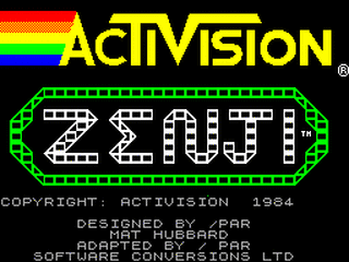 ZX GameBase Zenji Activision 1984