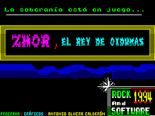 ZX GameBase Zhor,_el_Rey_de_Oidumas_(128K) Rock'n'Soft 1994