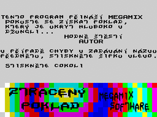 ZX GameBase Ztracený_Poklad Megamix_Software 1993