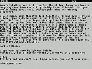 ZX GameBase [Zxzvm]_Lack_of_Vision:_An_Eye_Opening_Demo Rybread_Celsius 1998