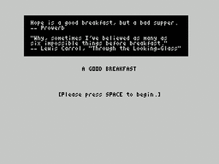 ZX GameBase [Zxzvm]_Good_Breakfast,_A:_An_Interactive_Feeding Stuart_Adair 1997