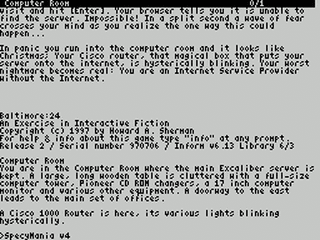 ZX GameBase [Zxzvm]_Baltimore_24:_An_Exercise_in_Interactive_Fiction Howard_A._Sherman 1997