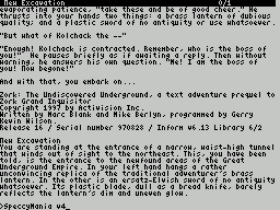 ZX GameBase [Zxzvm]_Zork:_The_Undiscovered_Underground Activision 1997