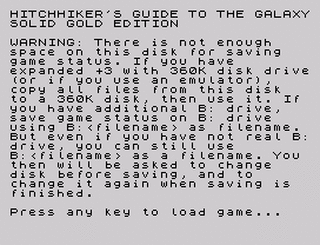 ZX GameBase [Zxzvm]_Hitchhiker's_Guide_to_the_Galaxy_Solid_Gold_Edition:__A_Science_Fiction_Story Infocom 1987