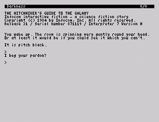 ZX GameBase [Zxzvm]_Hitchhiker's_Guide_to_the_Galaxy_Solid_Gold_Edition:__A_Science_Fiction_Story Infocom 1987