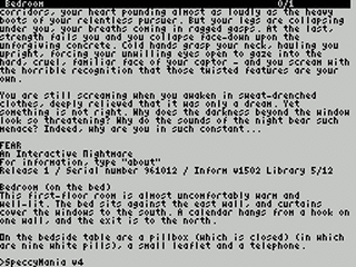 ZX GameBase [Zxzvm]_Fear:_An_Interactive_Nightmare Chuan-Tze_Teo 1996
