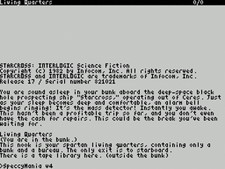 ZX GameBase [Zxzvm]_Starcross:_Interlogic_Science_Fiction Infocom 1982