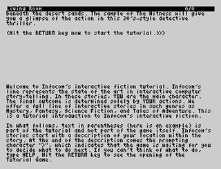 ZX GameBase [Zxzvm]_Infocom_Sampler_1_(+3_Disk) Infocom 1984