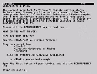 ZX GameBase [Zxzvm]_Infocom_Sampler_2_(+3_Disk) Infocom 1987