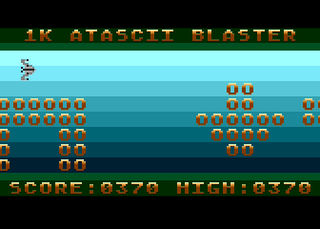 Atari GameBase 1k_Atascii_Blaster 2016