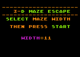 Atari GameBase 3D_Maze_Escape Antic 1983