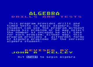 Atari GameBase Algebra_Drills_And_Tests ACE_Newsletter