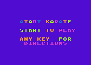 Atari GameBase Atari_Karate (No_Publisher)