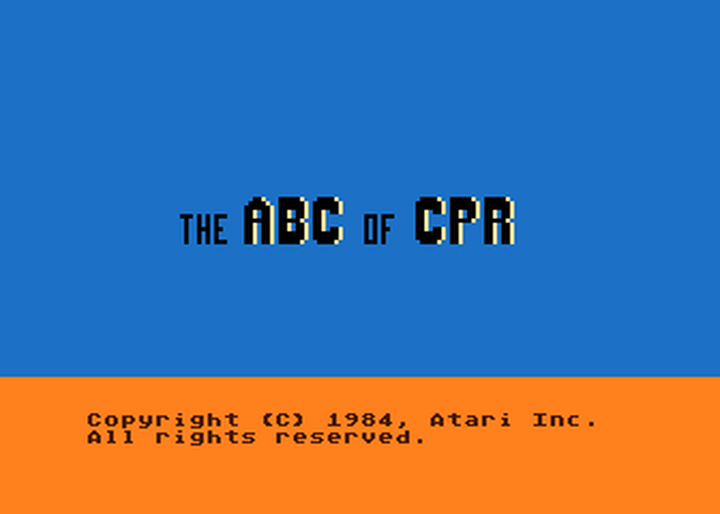 Atari GameBase ABC_Of_CPR,_The Atari_(USA) 1984