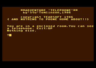 Atari GameBase Adventure_'Telephone' Tearsoft 1986