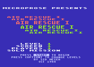 Atari GameBase Air_Rescue_I Microprose_Software_(USA) 1984