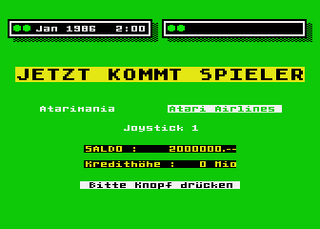 Atari GameBase Airline Ariola_(Germany) 1985