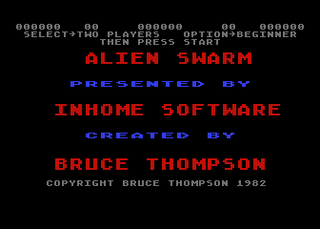 Atari GameBase Alien_Swarm Inhome_Software 1982