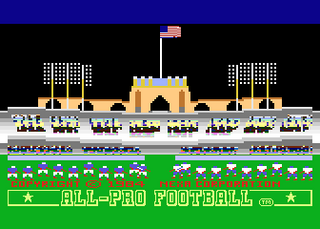Atari GameBase All-Pro_Football Nexa_Corporation 1984