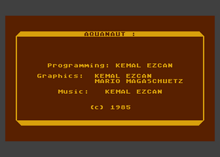 Atari GameBase Aquanaut Computronic 1985