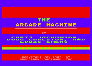 Atari GameBase Arcade_Machine,_The Brøderbund_Software 1982