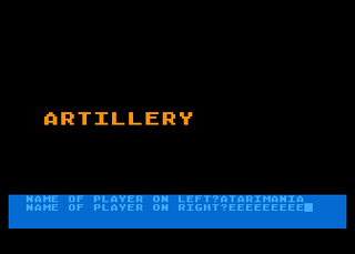 Atari GameBase Artillery HACE 1981
