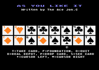 Atari GameBase As_You_Like_It Jolly_Roger_Software 1988