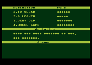 Atari GameBase Astro-Quotes PDI 1980