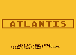 Atari GameBase Atlantis Homecomputer 1985