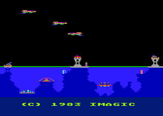 Atari GameBase Atlantis Imagic 1983