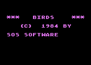 Atari GameBase Birds Robtek 1986