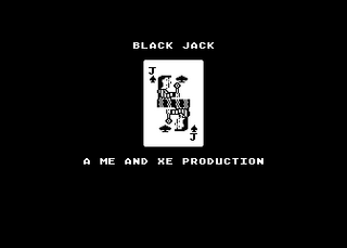 Atari GameBase Black_Jack ME_and_XE_Software